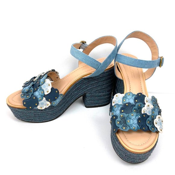 Coach Shoes - New Coach Espadrille Sandals Sz 8.5